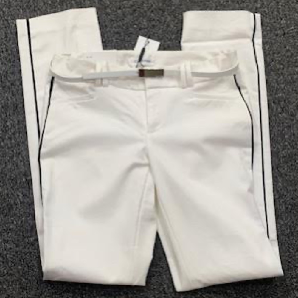 Calvin Klein pants with side pinstripe